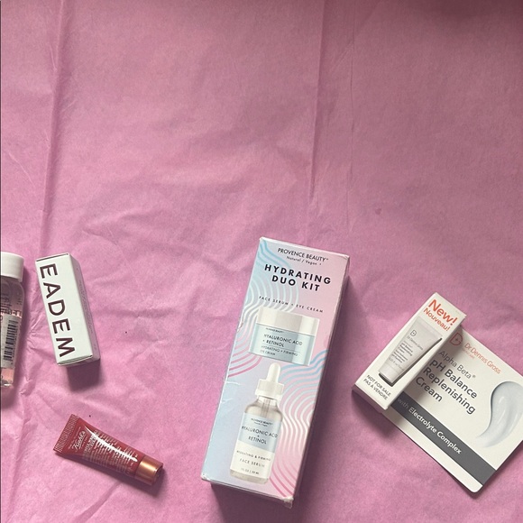 skincare set bundle!cleanser,toner, 2 eye creams, serum, moisturizer.sample&full - Picture 10 of 16